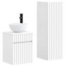 vidaXL Fürdőszoba bútor szett 2 db Fehér 33 x 34,5 x 100 cm Szerelt Fa