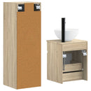 vidaXL Fürdőszoba bútor szett 2 db Sonoma Tölgy 33 x 34,5 x 100 cm