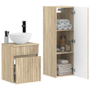 vidaXL Fürdőszoba bútor szett 2 db Sonoma Tölgy 33 x 34,5 x 100 cm
