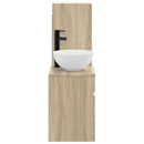 vidaXL Fürdőszoba bútor szett 2 db Sonoma Tölgy 33 x 34,5 x 100 cm