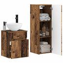 vidaXL Fürdőszoba bútor szett 2 db Antik Fa 33 x 34,5 x 100 cm