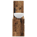 vidaXL Fürdőszoba bútor szett 2 db Antik Fa 33 x 34,5 x 100 cm