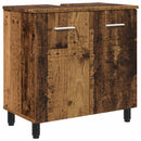 vidaXL Fésülködő egység a fürdőszobába Antik Fa 60 x 35 x 60 cm