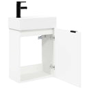 vidaXL Fürdőszoba kádasztal csapteleppel Fehér 45,5 x 22,5 x 84 cm