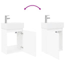 vidaXL Fürdőszoba kádasztal csapteleppel Fehér 45,5 x 22,5 x 84 cm