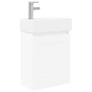 vidaXL Fürdőszoba kádasztal csapteleppel Fehér 45,5 x 22,5 x 84 cm