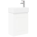 vidaXL Fürdőszoba kádasztal csapteleppel Fehér 45,5 x 22,5 x 84 cm