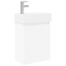 vidaXL Fürdőszoba kádasztal csapteleppel Fehér 45,5 x 25,5 x 84 cm