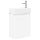 vidaXL Fürdőszoba kádasztal csapteleppel Fehér 45,5 x 25,5 x 84 cm