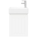 vidaXL Fürdőszoba kádasztal csapteleppel Fehér 45,5 x 25,5 x 84 cm