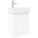vidaXL Fürdőszoba kádasztal csapteleppel Fehér 45,5 x 22,5 x 84 cm