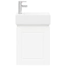 vidaXL Fürdőszoba kádasztal csapteleppel Fehér 45,5 x 22,5 x 84 cm