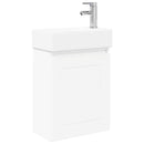 vidaXL Fürdőszoba kádasztal csapteleppel Fehér 45,5 x 22,5 x 84 cm