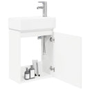 vidaXL Fürdőszoba kádasztal csapteleppel Fehér 45,5 x 22,5 x 84 cm