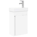 vidaXL Fürdőszoba kádasztal csapteleppel Fehér 40,5 x 22,5 x 62 cm