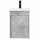 vidaXL Fürdőszobai pultcsapteleppel Betonszürke 42 x 40 x 74,5 cm