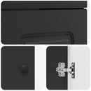 vidaXL Fürdőszobai pult mosdóval Fekete 42 x 40 x 84,5 cm Szerelt Fa