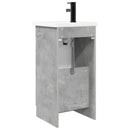 vidaXL Fürdőszobai pult mosdóval Betonszürke 42 x 40 x 84,5 cm