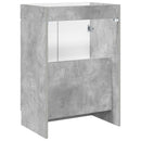vidaXL Fürdőszobai Mosdó Alatti Szekrény Betonszürke 56 x 37,5 x 81 cm