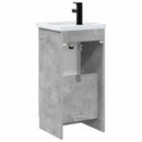 vidaXL Fürdőszobai pult mosdóval Betonszürke 42 x 40 x 84,5 cm