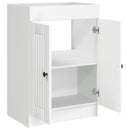 vidaXL Fürdőszobai Mosdó Alatti Szekrény Fehér 56 x 37,5 x 81 cm
