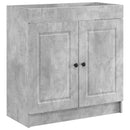 vidaXL Fürdőszobai Mosdó Alatti Szekrény Betonszürke 56 x 37,5 x 81 cm