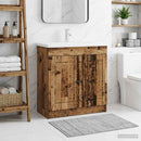 vidaXL Fürdőszobai Mosdó Alatti Szekrény Antik Fa 56 x 37,5 x 81 cm