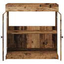 vidaXL Fürdőszobai Mosdó Alatti Szekrény Antik Fa 78,5 x 37,5 x 81 cm
