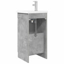 vidaXL Fürdőszobai pult mosdóval Betonszürke 42 x 40 x 84,5 cm