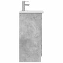 vidaXL Fürdőszobai pult mosdóval Betonszürke 42 x 40 x 84,5 cm