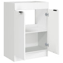 vidaXL Fürdőszobai Mosdó Alatti Szekrény Fehér 56 x 37,5 x 81 cm