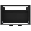vidaXL Fürdőszobai Mosdó Alatti Szekrény Fekete 78,5 x 37,5 x 81 cm