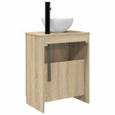 vidaXL Fürdőszobai pult mosdóval Sonoma Tölgy 54 x 35 x 83 cm