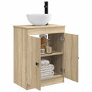 vidaXL Fürdőszobai pult mosdóval Sonoma Tölgy 54 x 35 x 83 cm