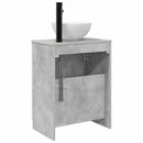 vidaXL Fürdőszobai pult mosdóval Betonszürke 54 x 35 x 83 cm