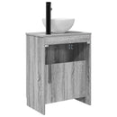 vidaXL Fürdőszobai pult mosdóval Szürke Sonoma 54 x 35 x 83 cm