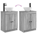 vidaXL Fürdőszobai pult mosdóval Szürke Sonoma 54 x 35 x 83 cm