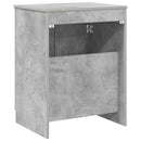 vidaXL Fürdőszoba Székény Betonszürke 54 x 41 x 70 cm Szerelt Fa