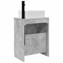 vidaXL Fürdőszobai pult mosdóval Betonszürke 54 x 35 x 83 cm
