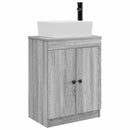 vidaXL Fürdőszobai pult mosdóval Szürke Sonoma 54 x 35 x 83 cm