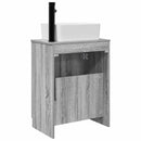 vidaXL Fürdőszobai pult mosdóval Szürke Sonoma 54 x 35 x 83 cm