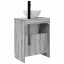 vidaXL Fürdőszobai pult mosdóval Szürke Sonoma 54 x 35 x 83 cm