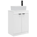 vidaXL Fürdőszobai pult mosdóval Fehér 54 x 35 x 83 cm Szerelt Fa