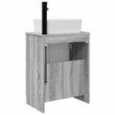 vidaXL Fürdőszobai pult mosdóval Szürke Sonoma 54 x 35 x 83 cm