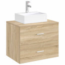 vidaXL Fürdőszobai mosdókagyló Krómszínű 39 x 30,5 x 12,5 cm Fém