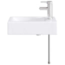 vidaXL Fürdőszobai mosdókagyló Krómszínű 45,5 x 25,5 x 13 cm Fém