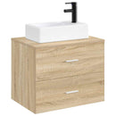 vidaXL Fürdőszobai mosdókagyló Matt fekete 45,5 x 25,5 x 13 cm Fém