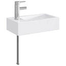 vidaXL Fürdőszobai mosdókagyló Krómszínű 45,5 x 25,5 x 13 cm Fém