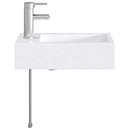 vidaXL Fürdőszobai mosdókagyló Krómszínű 45,5 x 25,5 x 13 cm Fém