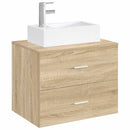 vidaXL Fürdőszobai mosdókagyló Krómszínű 45,5 x 25,5 x 13 cm Fém
